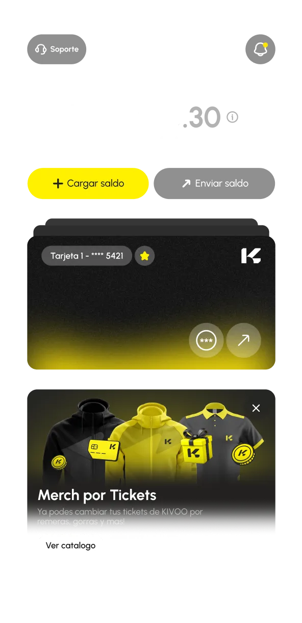 KIVOO Home Screen